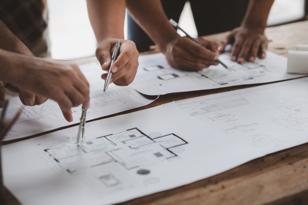 Design-build custom home construction project on the Gulf Coast